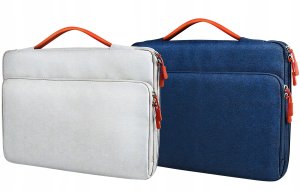 Pokrowiec Na Laptopa 15,6" Torba Etui Na Dokumenty Do Pracy Materiałowa 12
