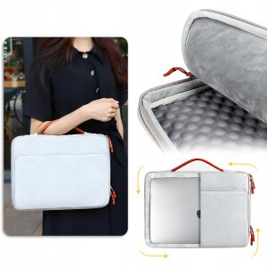 Pokrowiec Na Laptopa 15,6" Torba Etui Na Dokumenty Do Pracy Materiałowa 13