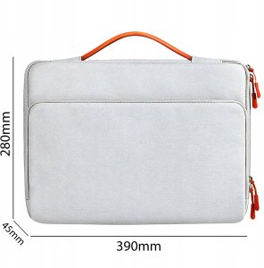 Pokrowiec Na Laptopa 15,6" Torba Etui Na Dokumenty Do Pracy Materiałowa 6