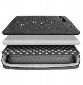 Etui Torba Na Laptopa 14 15 15,6 do MACBOOK z Gąbką Tłumiącą Wstrząs PPC-15-BLACK 7