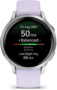 Garmin Venu 4 Smartwatch 41mm grau/silber lavendelblau 2