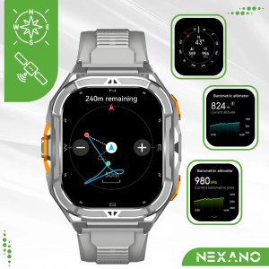 SMARTWATCH MĘSKI ZEGAREK GPS WODOODPORNY ROZMOWY SMART WATCH SPORT MENU PL 5