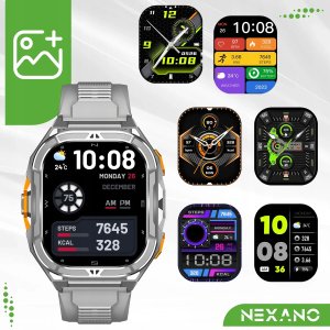 SMARTWATCH MĘSKI ZEGAREK GPS WODOODPORNY ROZMOWY SMART WATCH SPORT MENU PL 8