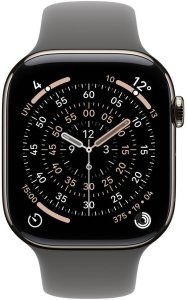 Smartwatch Apple Watch 11 GPS + Cellular 46mm Natural Titanium Sport Band M/L Grafitowy  (MFCX4ZR/A) 2