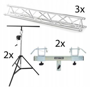 Zestaw Stairville Wind Up DJ III 2x statyw + 3x trawers 2m + 2x adapter 7