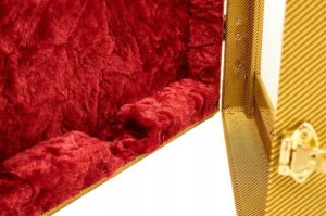 Fender Guitar Display Case Tweed Ekskluzywna Witryna Ścienna 5