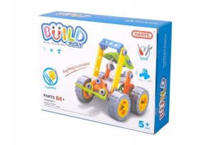 Klocki konstrukcyjne pojazd do składania 84 elementy 7