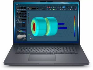 Laptop Dell Pro Max 18 Plus MB18250 Intel Core Ultra 7 265HX Mobilna stacja robocza 45,7 cm (18") Quad HD+ 32 GB DDR5-SDRAM 1 TB SSD NVIDIA RTX PRO 3000 Blackwell Wi-Fi 7 (802.11be) Windows 11 Pro Angielski Czarny 4