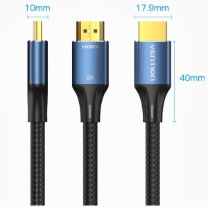 Kabel Vention HDMI - HDMI 5m niebieski (ALGLJ) 4