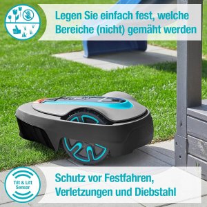 Gardena Robot koszący smart SILENO life 1000 m zestaw ogród kosiarka 6
