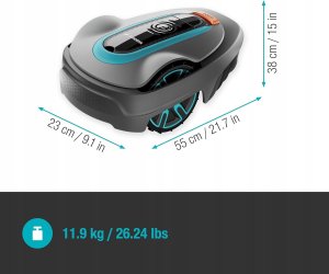 Robot koszący smart SILENO city 400 m zestaw profesjonalny kosiarka ogród 4