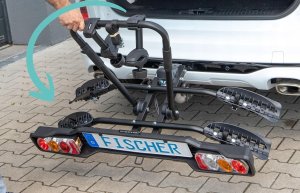 FISCHER Bagażnik rowerowy SmartLine Black na 2 rowery do 50 kg na hak 5