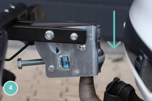 FISCHER Bagażnik rowerowy SmartLine Black na 2 rowery do 50 kg na hak 8