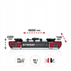 Atera 022 685 Bagażnik Rowerowy na Hak na 3 rowery 2