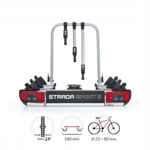 Atera 022 685 Bagażnik Rowerowy na Hak na 3 rowery 3