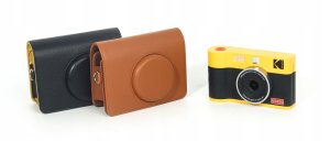 Pokrowiec LoveInstant Futerał Etui Pokrowiec Case na Aparat do Kodak Mini Shot 2 / Era MS200 / MS 200 / Brązowy 11