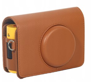 Pokrowiec LoveInstant Futerał Etui Pokrowiec Case na Aparat do Kodak Mini Shot 2 / Era MS200 / MS 200 / Brązowy 5