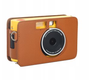 Pokrowiec LoveInstant Futerał Etui Pokrowiec Case na Aparat do Kodak Mini Shot 2 / Era MS200 / MS 200 / Brązowy 9