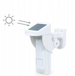 CZUJKA RUCHU PIR DO ALARMU GSM 433 SOLARNA 3