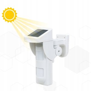 CZUJKA RUCHU PIR DO ALARMU GSM 433 SOLARNA 9