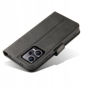 Etui do Xiaomi Redmi Note 12 5G Skórzane PORTFEL SKIN CASE + Szkło 9H 7