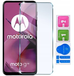 Etui do Motorola Moto G55 5G silikonowe MATOWE serce + Szkło na ekran 6