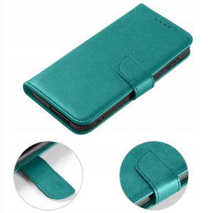 Etui do Samsung Galaxy S24+ Plus Skórzane PORTFEL SKIN CASE + Szkło 9H 3