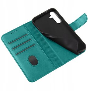 Etui do Samsung Galaxy S24+ Plus Skórzane PORTFEL SKIN CASE + Szkło 9H 5