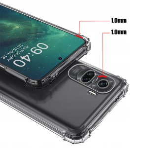 Etui do Honor 90 Lite 5G ANTI-SHOCK CLEAR CASE + Szkło OCHRONNE 9H 3