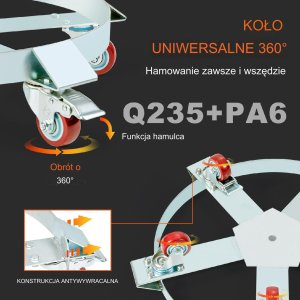 Wózek Transportowy do Beczek 250 L 10