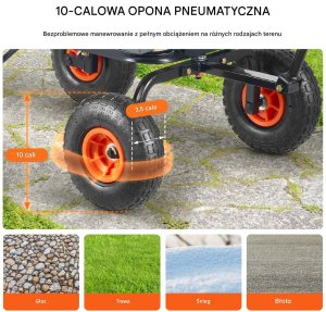 Wytrzymały Wózek Ogrodowy 272 kg 4