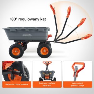 Wytrzymały Wózek Ogrodowy 544 kg 5