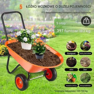 Wózek Ogrodowy Taczka 180 kg 3