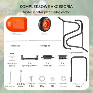 Wózek Ogrodowy Taczka 180 kg 4