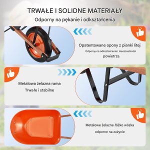 Wózek Ogrodowy Taczka 120 kg 3