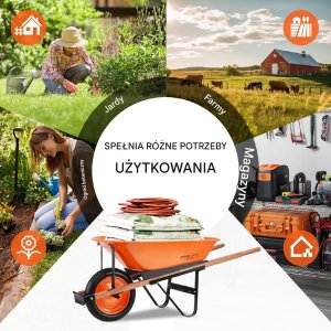 Wózek Ogrodowy Taczka 120 kg 6