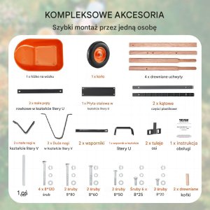 Wózek Ogrodowy Taczka 150 kg 3