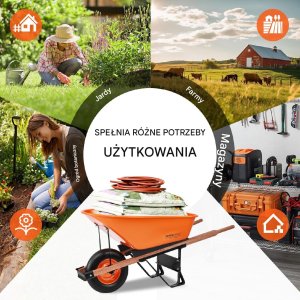 Wózek Ogrodowy Taczka 150 kg 4