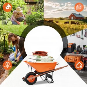 Wózek Ogrodowy Taczka 150 kg 9