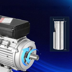 Silnik elektryczny 0.55KW 1400obr 230V 1-fazowy do maszyn przemysłowych 4