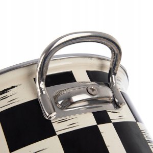 Garnek emaliowany SZACHOWNICA 18 cm, 1,5 l 5