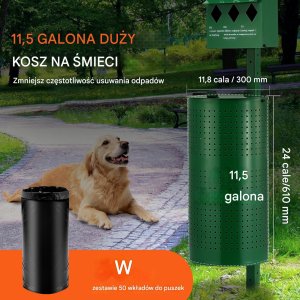 Kosz na Psie Odchody 43 L 3