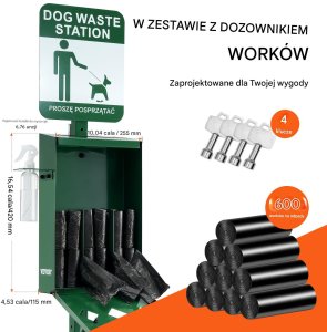 Kosz na Psie Odchody 43 L 6