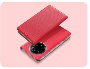Hello Case ETUI Z KLAPKĄ DO REALME 14 PRO PLUS CZERWONE ZAMYKANE MAGNETYCZNE KABURA 2