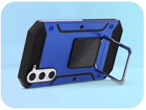 Hello Case Etui Pancerne do Samsung Galaxy S23 (Niebieskie, Plecki, Armor, Ring, Case) 3