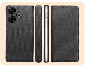 Hello Case ETUI Z KLAPKĄ DO REALME NOTE 60 CZERWONE ZAMYKANE MAGNETYCZNE KABURA CASE 6
