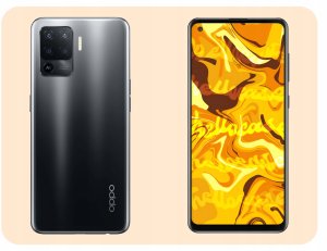 Etui do Oppo Reno 5 Lite / 5F / A94 4G / F19 Pro (Czarne, Matowe) SZKŁO 3