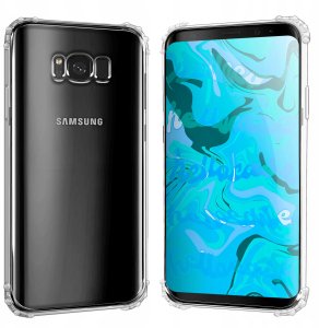 ETUI ANTI-SHOCK DO SAMSUNG GALAXY S8 PANCERNE OCHRONNE SZKŁO HYBRYDOWE 9H 3