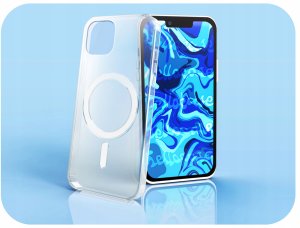 Etui Do Magsafe do iPhone 13 MINI magnetyczne przezroczyste pancerne Szkło 5