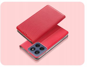 Hello Case ETUI Z KLAPKĄ DO MOTOROLA EDGE 60 FUSION CZERWONE ZAMYKANE MAGNETYCZNE CASE 2